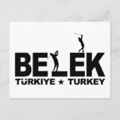 GOLF BELEK briefkaart - aanpasbaar (Voorkant)