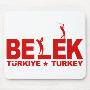 GOLF BELEK mousepad - rood Muismat