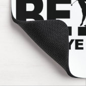 GOLF BELEK mousepad - zwart Muismat (Hoek)