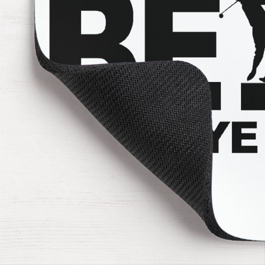 GOLF BELEK mousepad - zwart Muismat (Hoek)