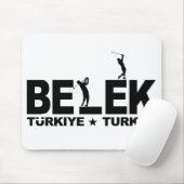 GOLF BELEK mousepad - zwart Muismat (Met muis)