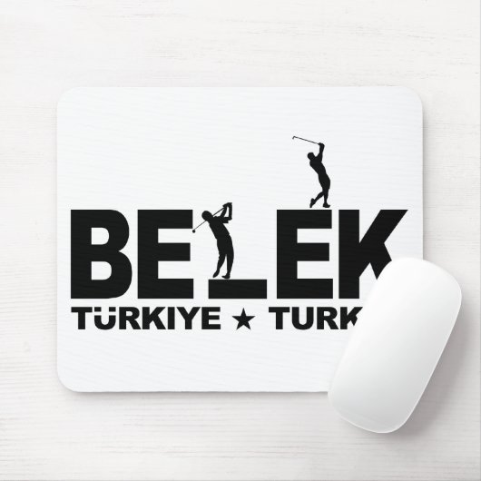 GOLF BELEK mousepad - zwart Muismat (Met muis)