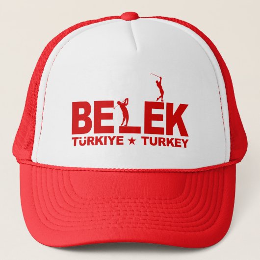 GOLF BELEK pet - rood (Voorkant)
