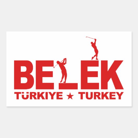 GOLF BELEK stickers (Voorkant)