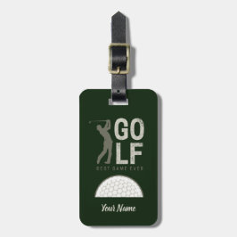 Golf Best Game Ever voor golfers en touringcars Bagagelabel