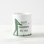Golf BEST GRANDPA DOOR PAR Monogram Coffee Mok (Center)