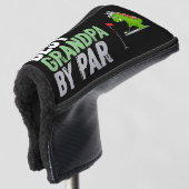 Golf Best Grandpa, Par met Dinosaur Funny Golfheadcover (3/4 voorkant)