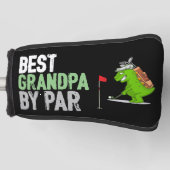 Golf Best Grandpa, Par met Dinosaur Funny Golfheadcover (Voorkant)