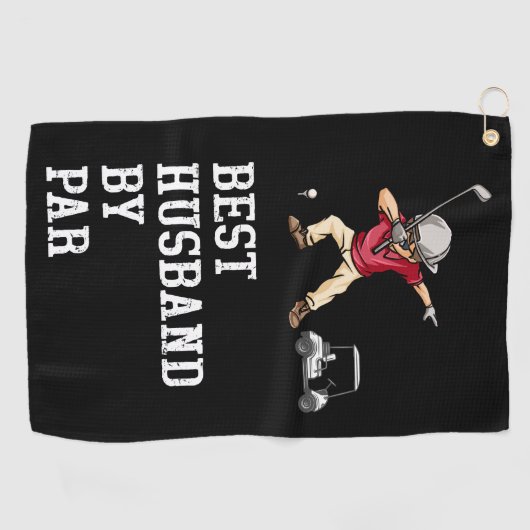 Golf Best Husband van Par Golf Handdoek – Funny Gi (Horizontaal)