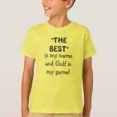 Golf Best Player Quote T-shirt (Voorkant)