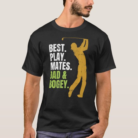 Golf beste afspeelmodellen pa & Bogey T-shirt (Voorkant)