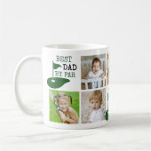 Golf BESTE DAD VAN PAR 7 Foto Collage Koffiemok (Links)