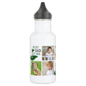 Golf BESTE DAD VAN PAR 7 Foto Collage Waterfles (Links)