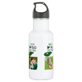 Golf BESTE DAD VAN PAR 7 Foto Collage Waterfles (Achterkant)