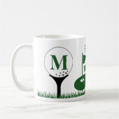 Golf BESTE DAD VAN PAR Monogram Koffiemok (Links)