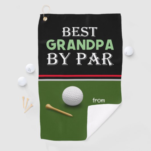 Golf beste opa door par voor opa golfhanddoek (Insitu)