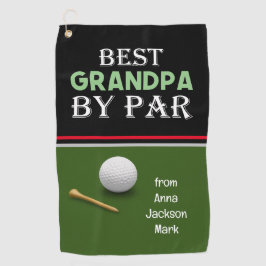 Golf beste opa door par voor opa golfhanddoek