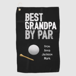 Golf beste opa door par voor opa golfhanddoek
