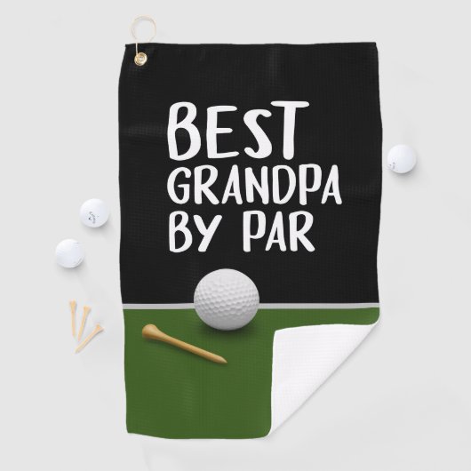 Golf beste opa door par voor opa golfhanddoek (Insitu)