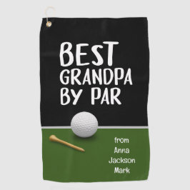 Golf beste opa door par voor opa golfhanddoek