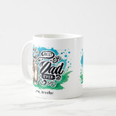 Golf Beste Pap Vaderdag Gepersonaliseerd Koffiemok (Voorkant links)
