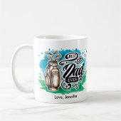 Golf Beste Pap Vaderdag Gepersonaliseerd Koffiemok (Links)