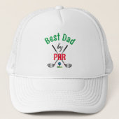 GOLF Beste Pap van PAR, Cool Golf Trucker Pet (Voorkant)
