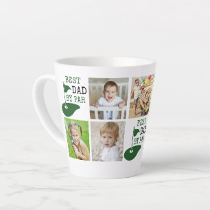 Golf BESTE PAPA MET PAR 7 Fotocollage Latte Mok