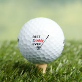 GOLF Beste papa ooit Gift Cool Golf Balls Golfballen (Insitu Shirt)