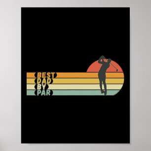 Golf - Beste Papa Per Par - Vaderdag Golf Poster