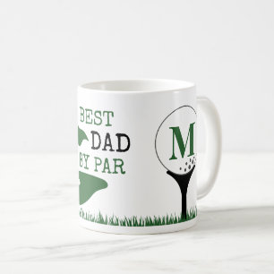 Golf BESTE PAPA VOLGENS PAR Monogram Koffiemok