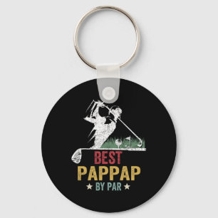 Golf Beste Pappap Door Par Grootvader Golfer Vader Sleutelhanger