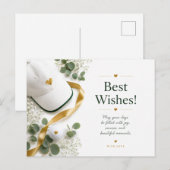 Golf Beste wensen aan golfer Briefkaart (Voorkant / Achterkant)