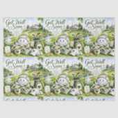 Golf beterschap met golfbal op green tissuepapier (Voorkant)