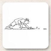 Golf Bier Onderzetter (Voorkant)