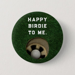 Golf Birdie Award Ronde Button 5,7 Cm