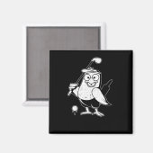 Golf Birdie Funny Bird Animal Humor Golfing Magneet (Voorkant / Achterkant)