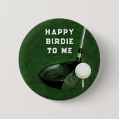 Golf Birdie Ronde Button 5,7 Cm (Voorkant)