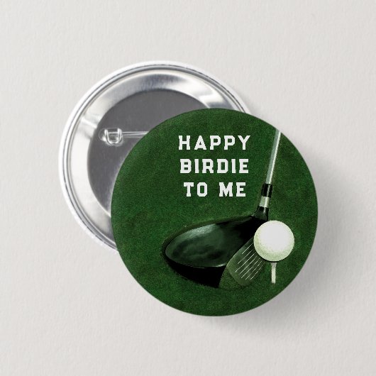 Golf Birdie Ronde Button 5,7 Cm (Voorkant /achterkant)