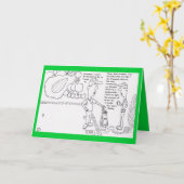 Golf Birthday Card Kaart (Gele Bloem)