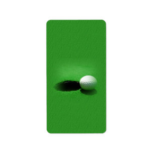 GOLF Birthday Hershey Miniatuur Snoep Wrapper Etiket
