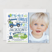 Golf Birthday Hole in één Golf 1ste verjaardag Kaart (Voorkant)