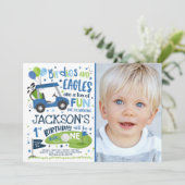 Golf Birthday Hole in één Golf 1ste verjaardag Kaart (Staand voorkant)