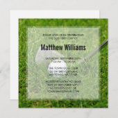 Golf Birthday Kaart (Voorkant / Achterkant)