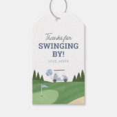 Golf Birthday Party Cadeaulabel (Voorkant)