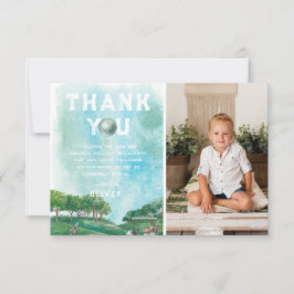 Golf Birthday Party | Foto bedankt