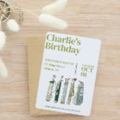 Golf Birthday Party Kaart