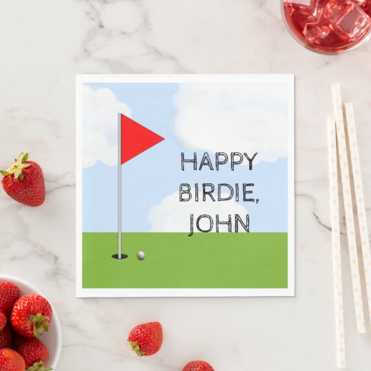 Golf Birthday Party Servetten (Insitu)