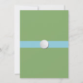 Golf Birthday Pitch & Putt Fun Golfing Invitation Kaart (Achterkant)