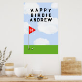 Golf Birthday Poster (Keuken)